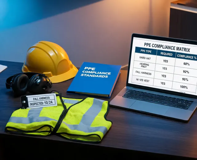 PPE compliance matrix review